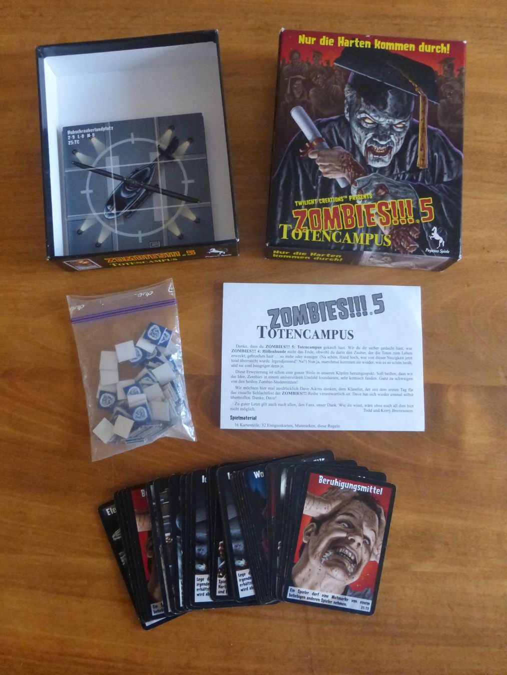 Giochi: Zombies!!! Brettspiel Tabletop Game – Usato da Zumikon venduto da psisound 4