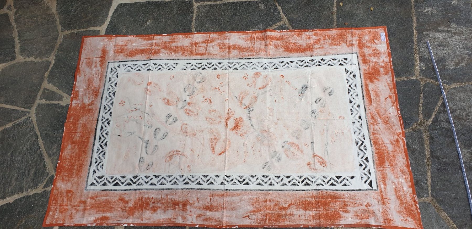Tutte le decorazioni: Wandbehang Jagdszene Namibia 227x140 – Usato da Brissago venduto da Schnatti01 1