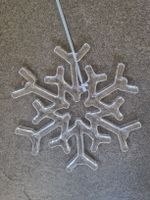 Wunderschöne Schneeflocke aus Glas, Durchmesser ca 10cm