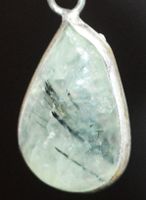 Anhänger L-1684 – Prehnit Rutil – ca. 20x13mm