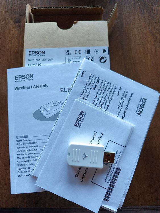 Epson Wireless LAN Unit ELPAP10 - New in Box! (Neu (gemäss Beschreibung ...