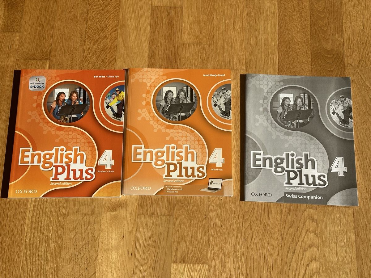 Bücher: English Plus, Workbook 4. OXFORD. New. – Neu und originalverpackt aus Uster von ustemer