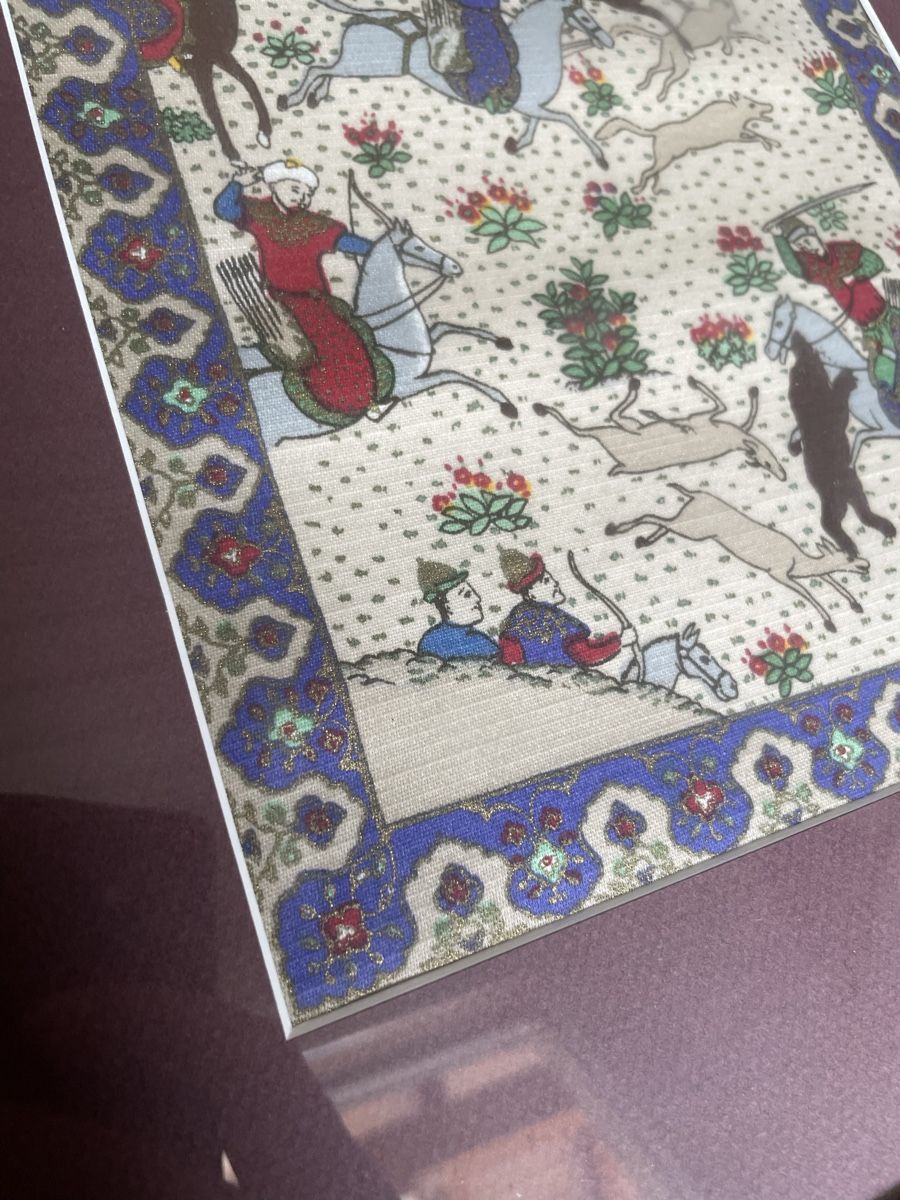 Dipinti: Tableau Ancien Tissu Persan – Usato da Vallamand venduto da Bricbracbroc82 1