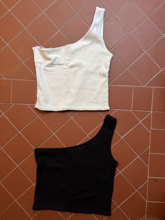 Lot de 2 bodys pour femme noir et blanc