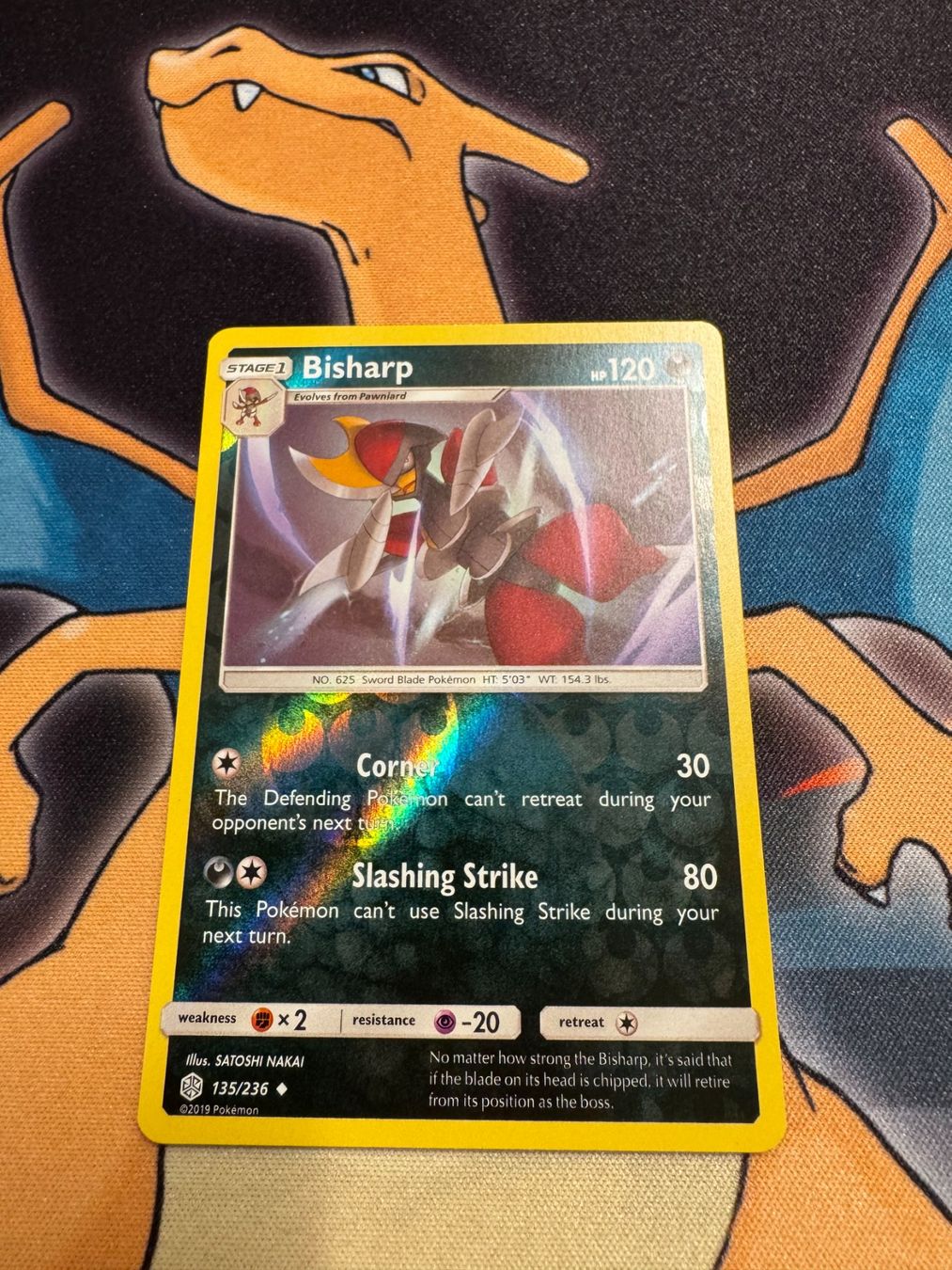 Pokémon Sammelbilder & Trading cards: Bisharp (CEC 135) - Reverse Holo - Cosmic Eclipse – Neu (gemäss Beschreibung) aus Bülach von Pfrenzel