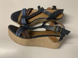 BRAX Sandalen mit Keilabsatz Gr. 40