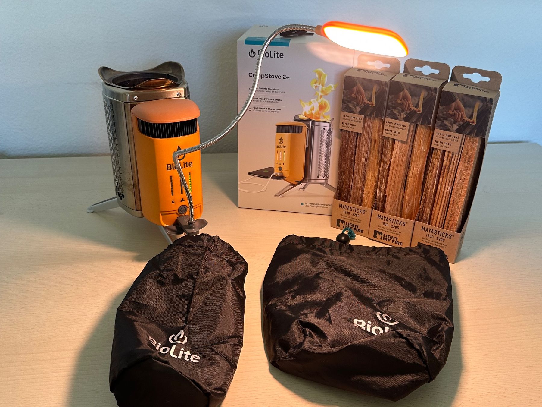 Set di piatti: Biolight Campstoven 2+ mit Holz – Nuovo (secondo la descrizione) da Herrliberg venduto da Sandro_007