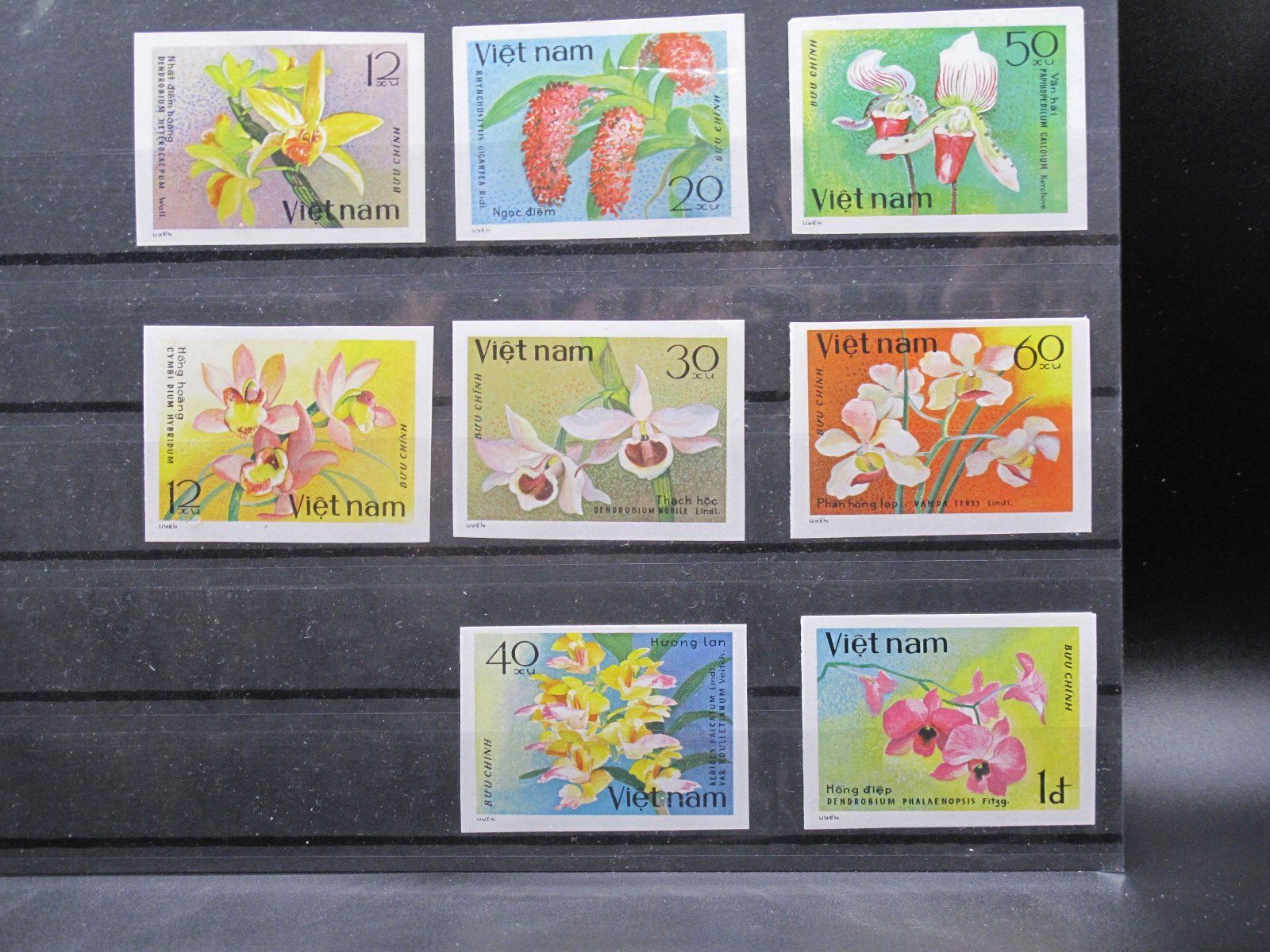 Tutti i francobolli: Vietnam 1979 Orchideen ** geschn. – Usato da Wil SG venduto da fva01