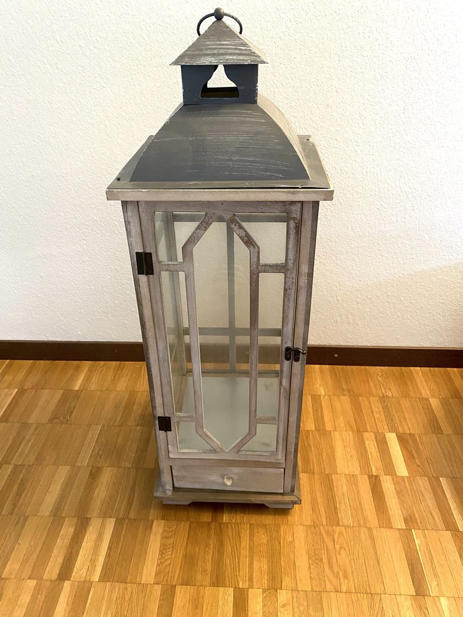 Lanterne: Laterne Oxford 80 cm, Hellgrau – Usato da Aarau venduto da Melia077