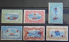 Belgisch Kongo ex. Kat. 33-39 * 1919