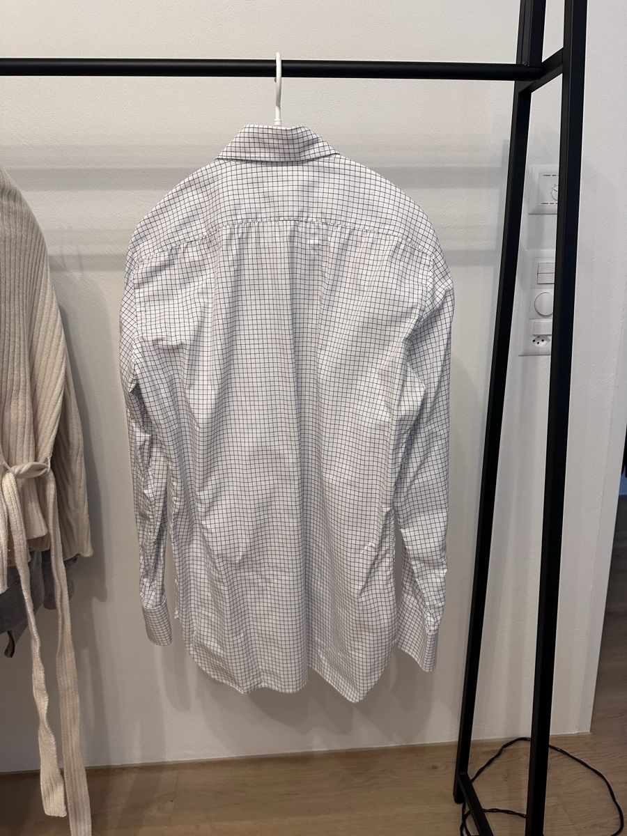 Camicie:  Shirt White Check Cotton – Nuovo (secondo la descrizione) da Rüschlikon venduto da juz_2t2j 3