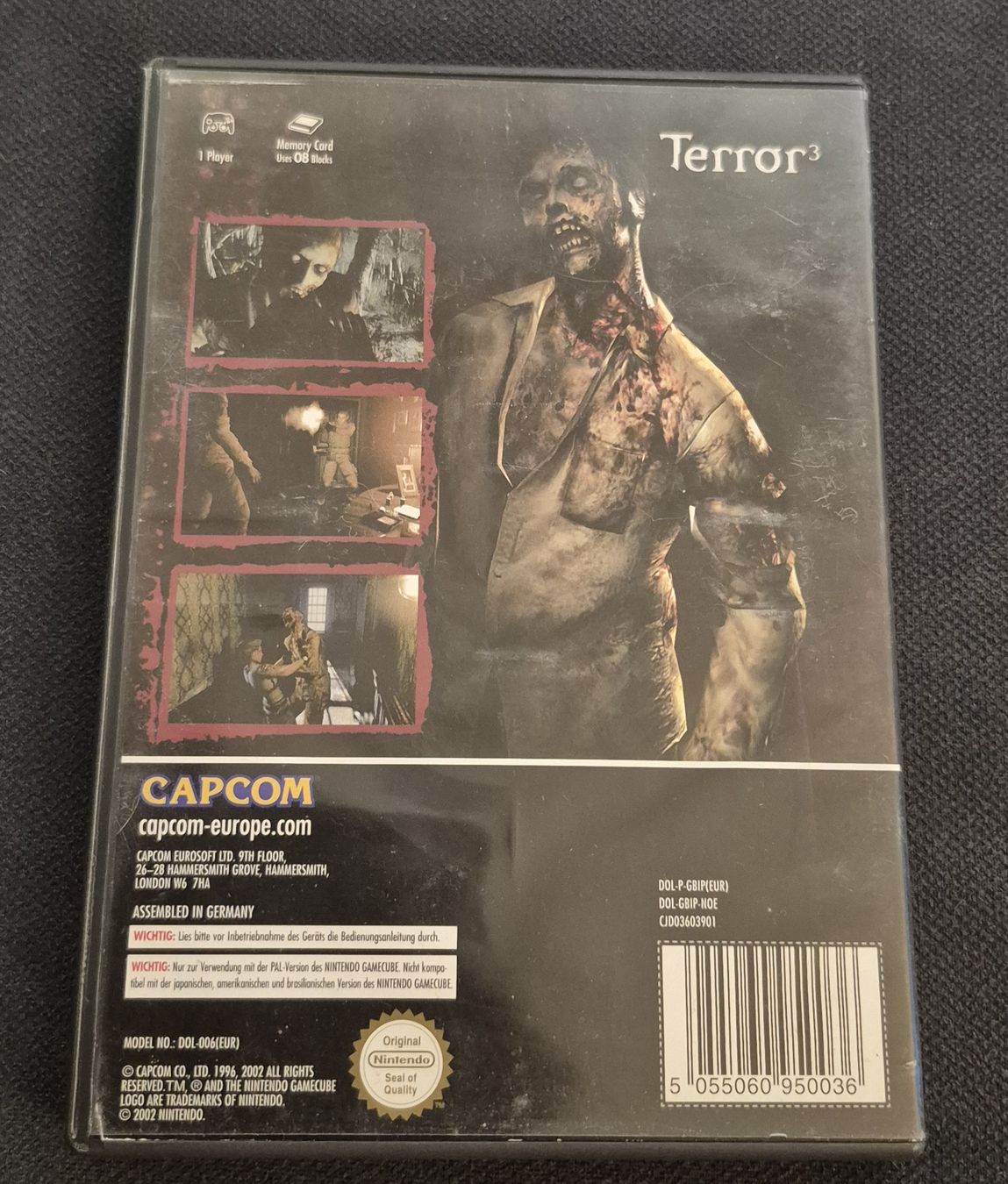 Capcom Spiele: RESIDENT EVIL 1 GAMECUBE DEUTSCH RETRO GAMING 2 DISCS 2002 – Gebraucht aus Grand-Lancy von luc111 1