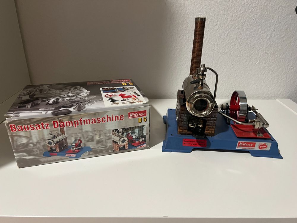 wilesco-d5-dampfmaschine-bausatz-top-zustand-komplett-gebraucht-in
