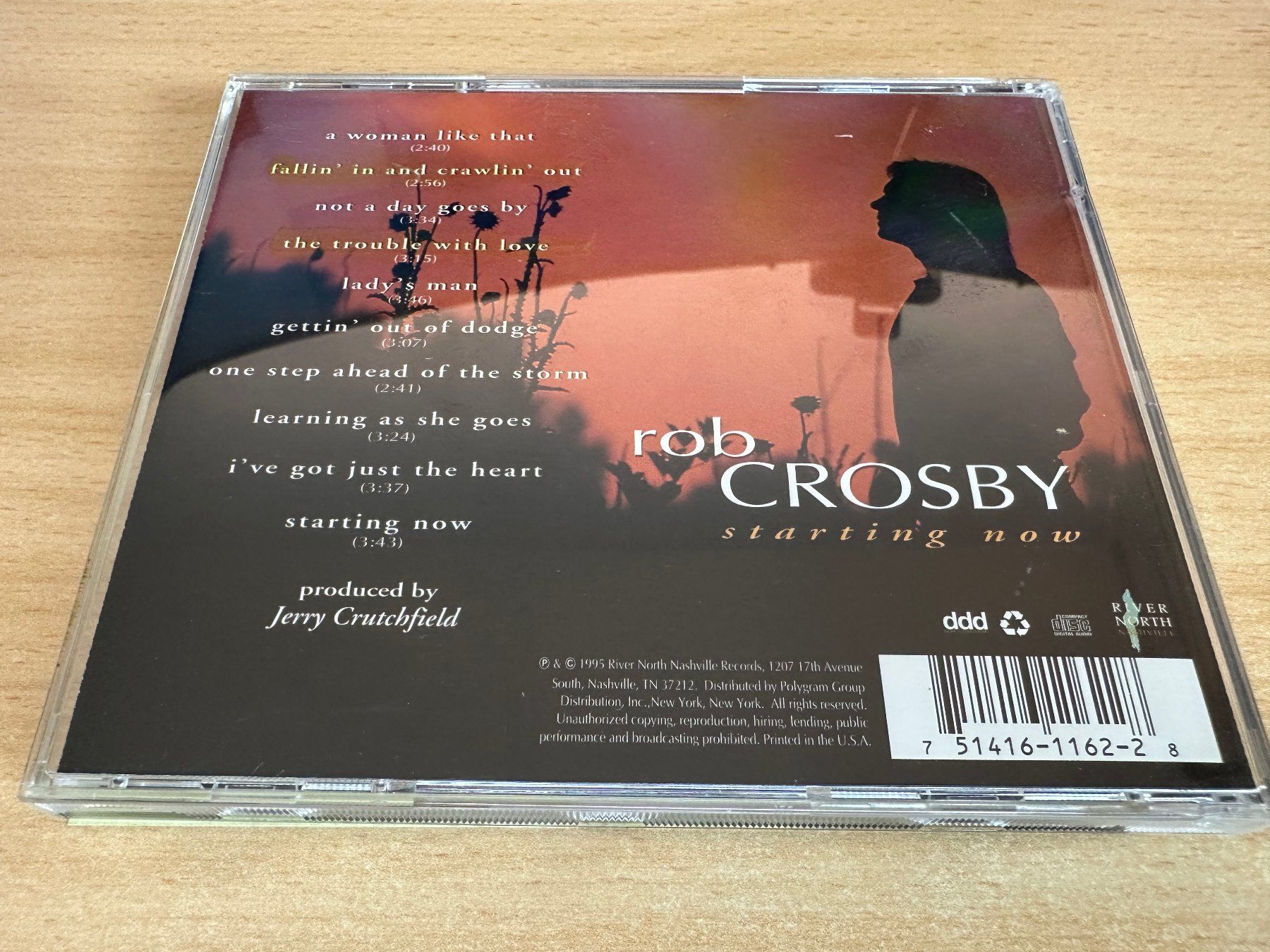 CD: Rob Crosby – Starting Now – Usato da Rikon im Tösstal venduto da Alpenmutz 1