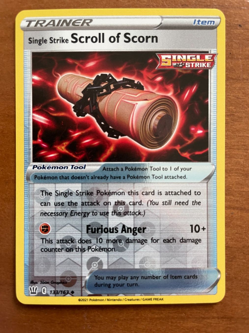 Pokémon Carte collezionabili: Pokemon Single Strike Scroll Scorn Reverse (Versand gratis) – Nuovo (secondo la descrizione) da Chur venduto da Angerson