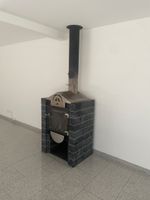 Holzofen Speckstein Verkleidung Metallaufsatz gebraucht