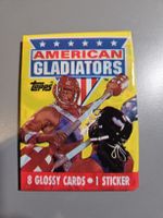 American Gladiators Topps 1991, ungeöffnet & original!