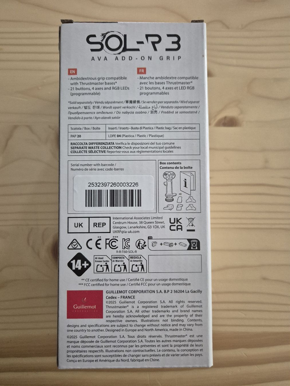 Thrustmaster Controller: Poignee Joystick Thrustmaster SOL-R 3 AVA Neuf – Neu und originalverpackt aus Le Mouret von Gubruno1980 2