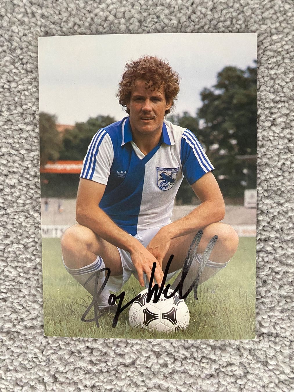 Autografi: Autogramm Roger Wehrli, Grasshopper Club – Usato da Mörel venduto da tim_w9py