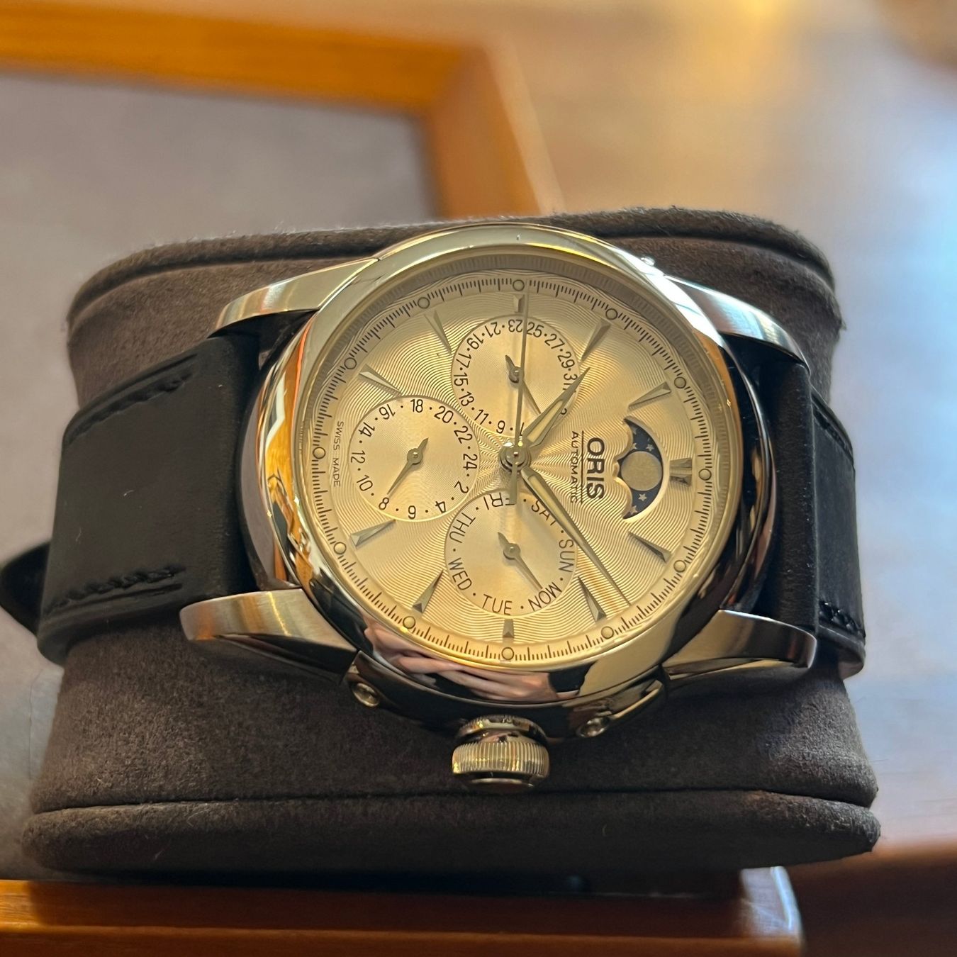 Oris Orologi: Oris Artelier Complication Automatic Moonphase 7546 – Usato da Carouge GE venduto da Watchaser 6
