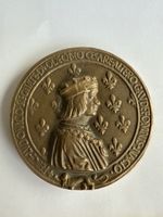 Frankreich Medaille Anne de Bretagne et Louis XII Bronze