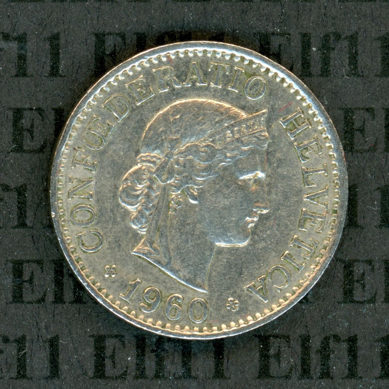 Tutti le monete: CHF___0.10 1960 -vz 10 Rappen – Usato da Widnau venduto da Elf11