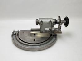 Schaublin 13 Schwenksupport Maschinentisch mit Teilapparat