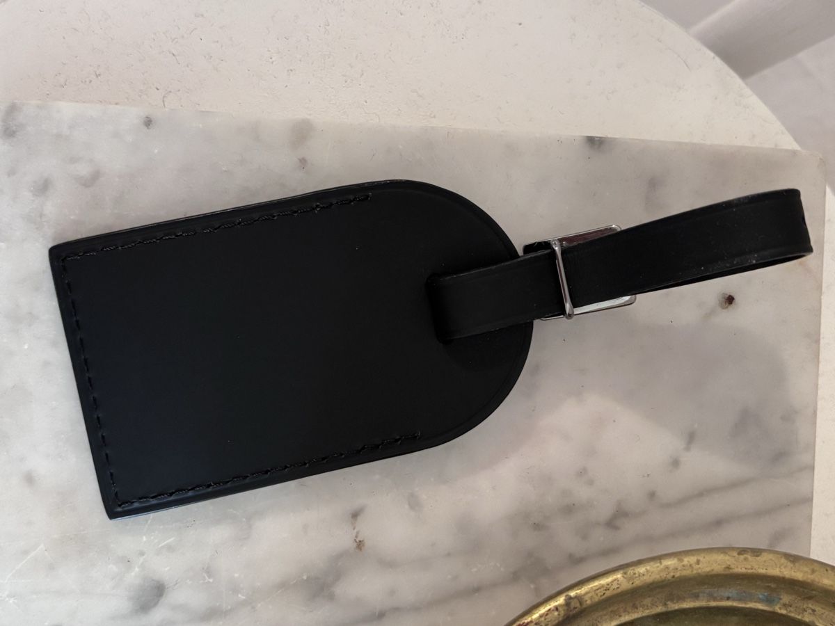 Louis Vuitton Borse: 100% Louis Vuitton Matt Black Leather Tag - Initials MD – Nuovo (secondo la descrizione) da St. Gallen venduto da Atelier.W.Maison 3