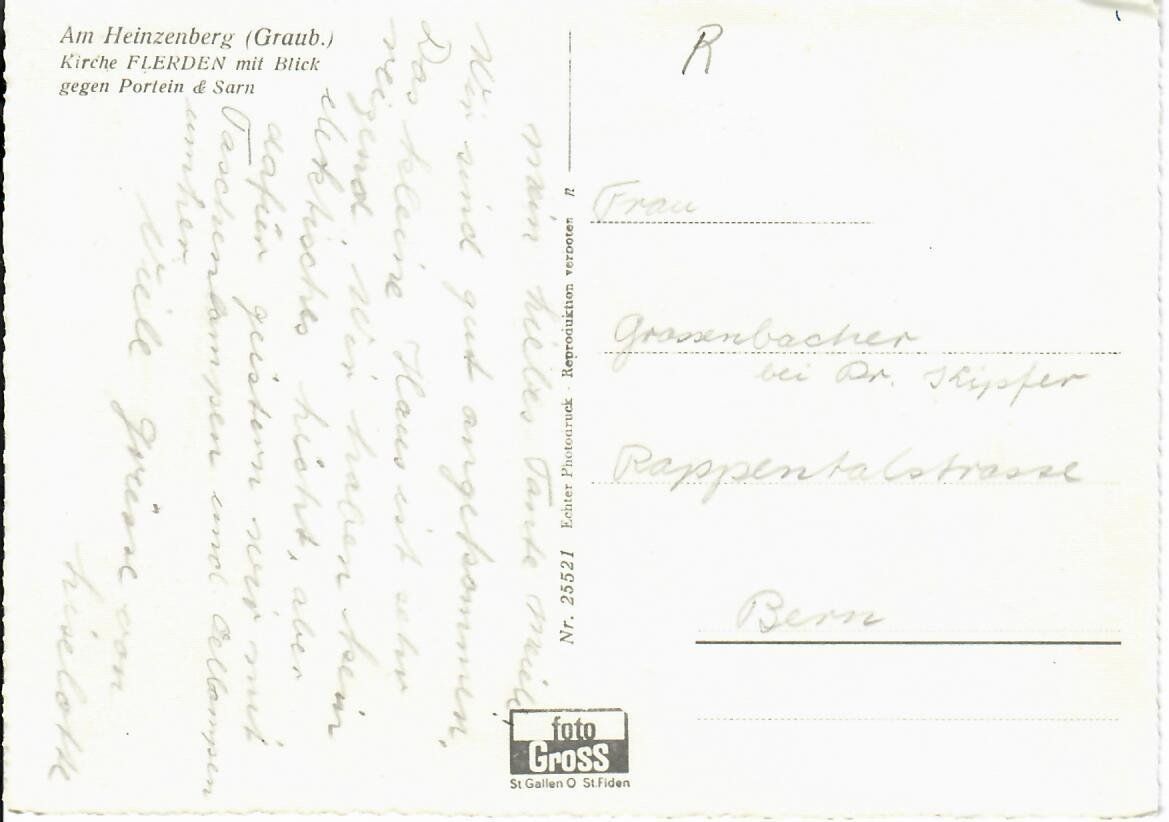 Cartoline postali: am Heinzenberg – Usato da Hochdorf venduto da Ziegel-16 1