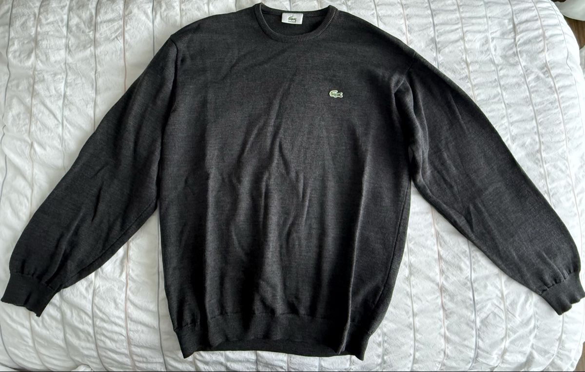 Lacoste Maglioni & Felpe: Lacoste Pullover, Gr. 4/M, Anthrazit – Usato da Zollikon venduto da snowflake10-