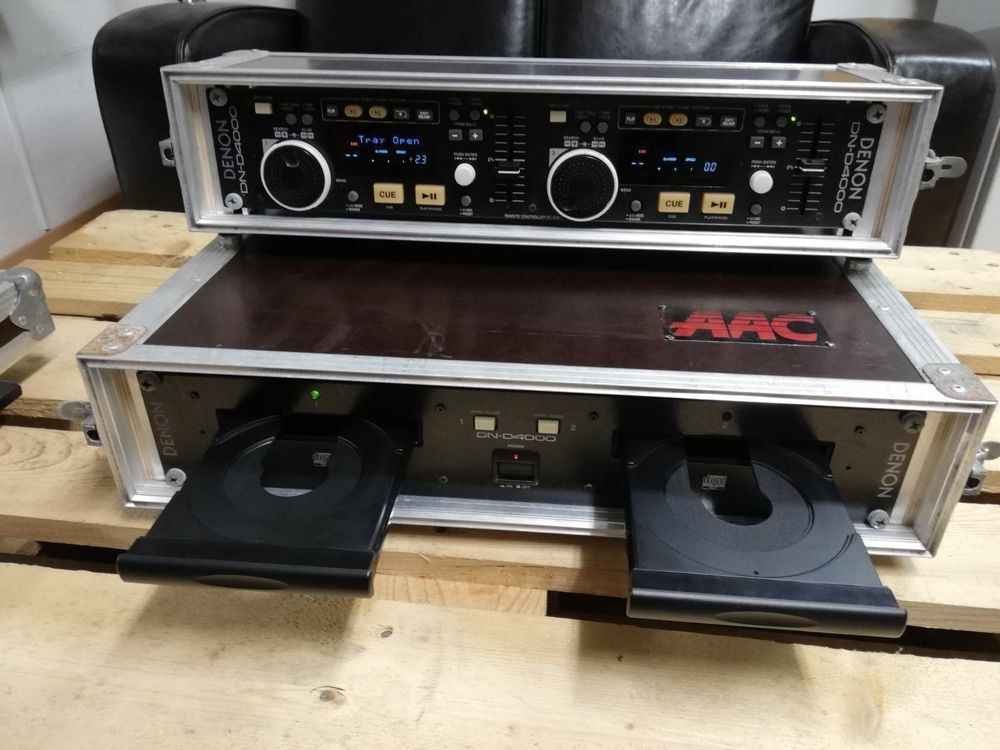 DJ DoppelCD Player Denon D4000 im case Kaufen auf Ricardo