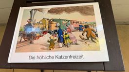 Buch Die fröhliche Katzenfreizeit, Jörg Schneider, vintage