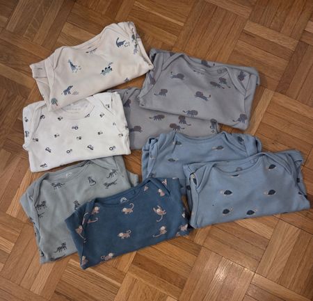 Baby Langarm-Bodys Set Gr. 80