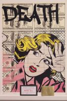 Death NYC "Pop Art Druck" Handsigniert, Large Framed