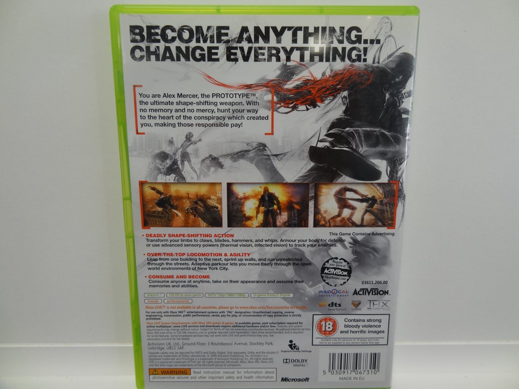 Microsoft Spiele: PROTOTYPE Xbox 360 S – Gebraucht aus luzern von musicandart 1