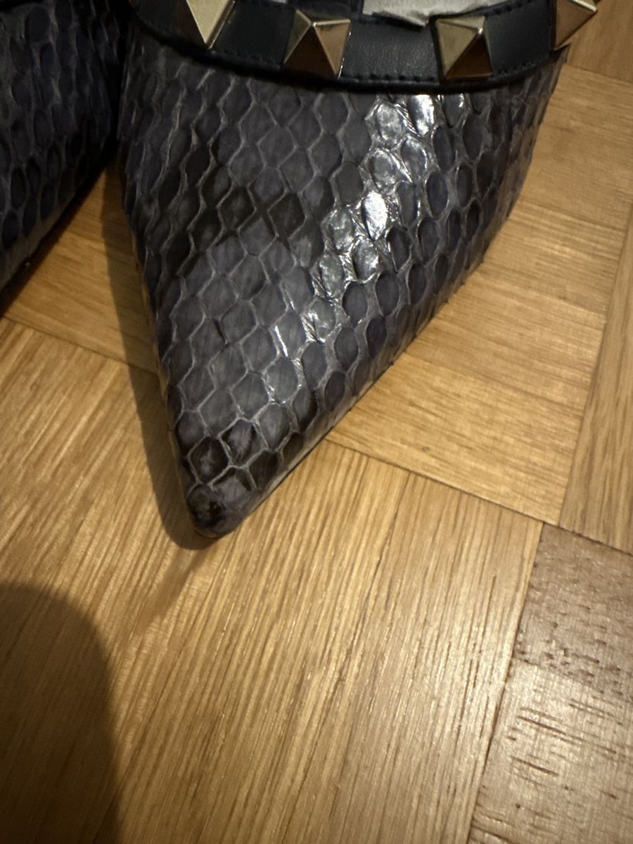 Valentino Damenschuhe: Valentino Rockstud in pitone, nuove, 38 – Neu und originalverpackt aus Viganello von Cathy3 4