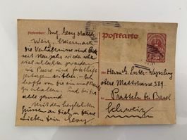 Alte Postkarte von 1920, Österreich nach Basel, Schweiz!