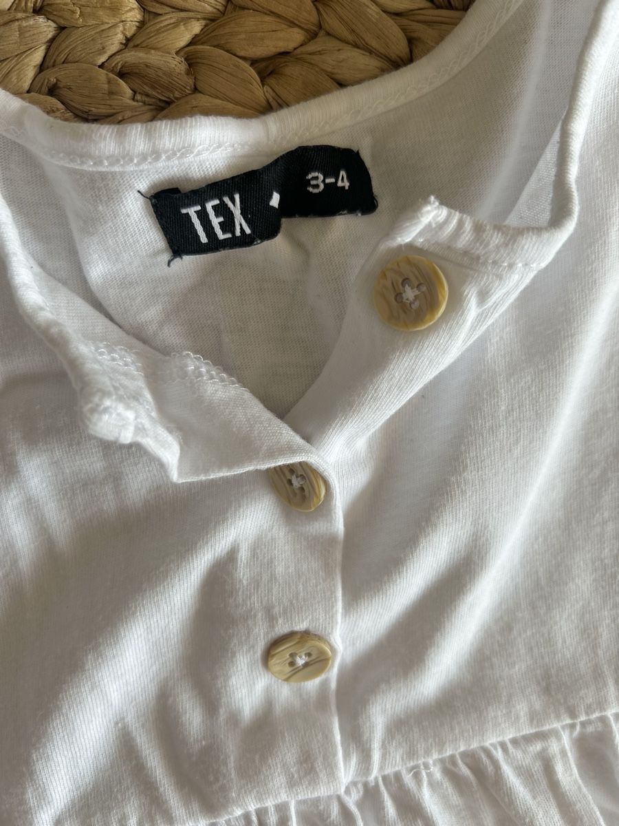 Kleider & Röcke: Robe d'été TEX, blanche, taille 3-4 ans – Neu (gemäss Beschreibung) aus Carouge GE von Emilynette 4