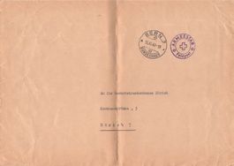 Stempel ! Bern Bundeshaus u. Armeestab Feldpost , 16.Xl.49