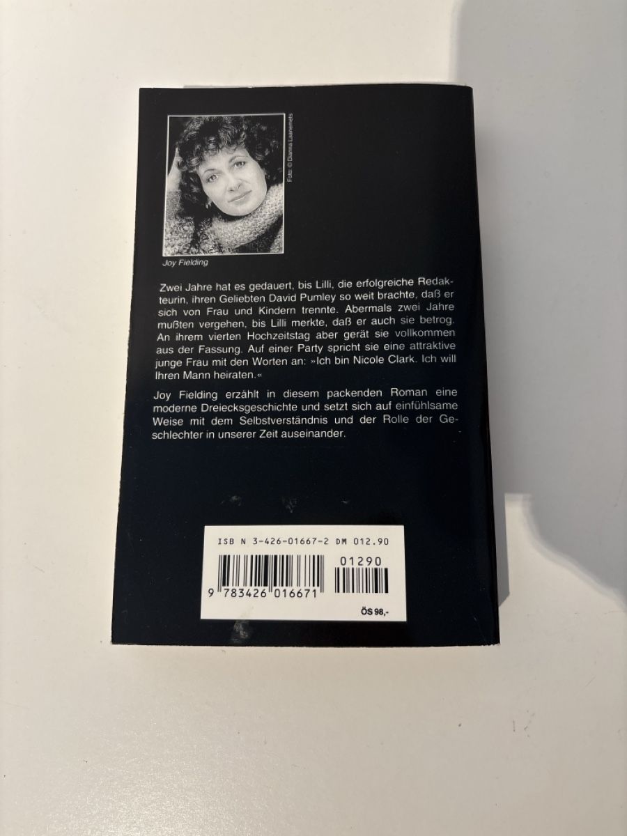 Libri: Joy Fielding - Ich will Ihren Mann, gebraucht – Usato da Adliswil venduto da ninotschka7 2