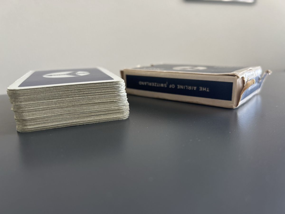 Giochi: Bridge Karten Swissair Komplet – Usato da kloten venduto da Sgana 2