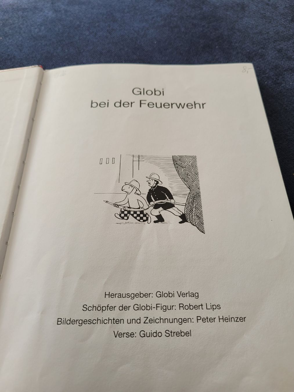 Fumetti: Globi bei der Feuerwehr - Kinderbuch Klassiker. – Usato da Uster venduto da Scholli 1