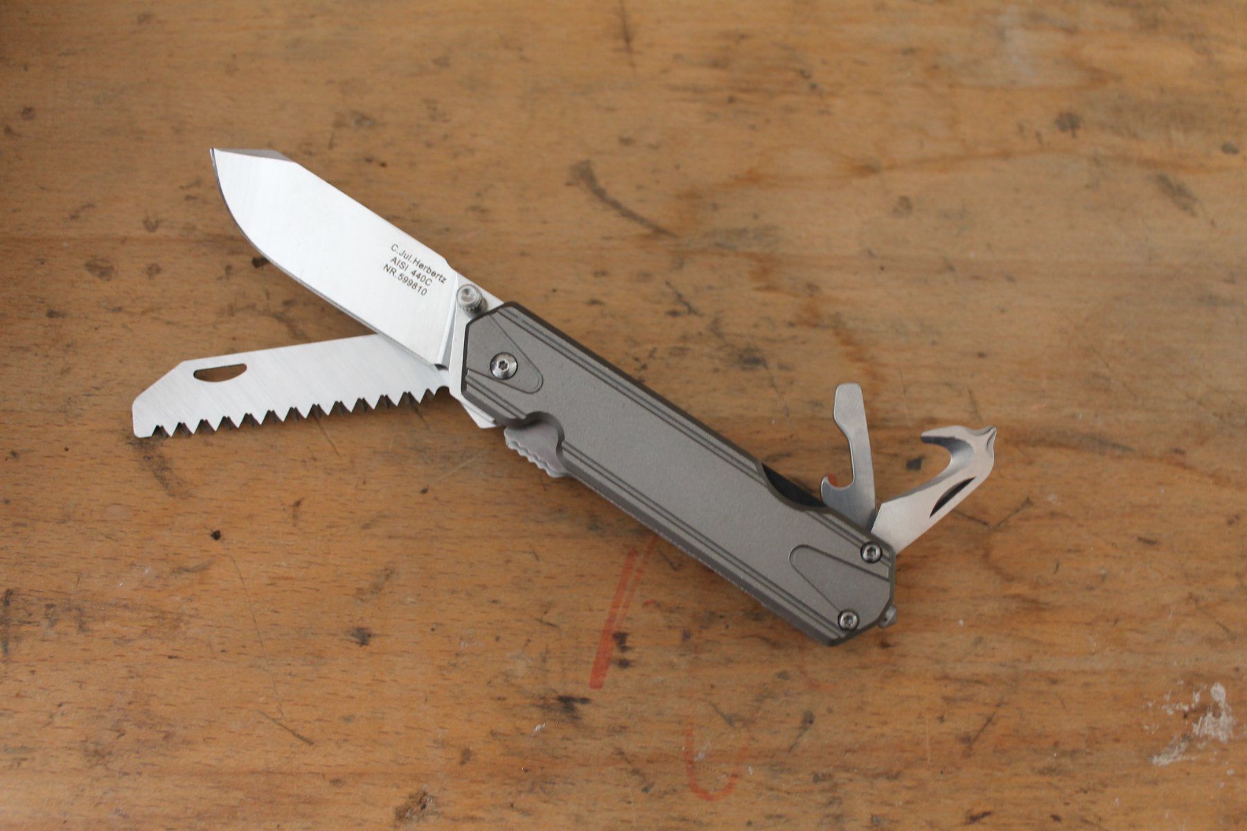 Herbertz Accessori: Herbertz Multifunktionsmesser 7 Funktionen – Nuovo (secondo la descrizione) da Lachen SZ venduto da ratata