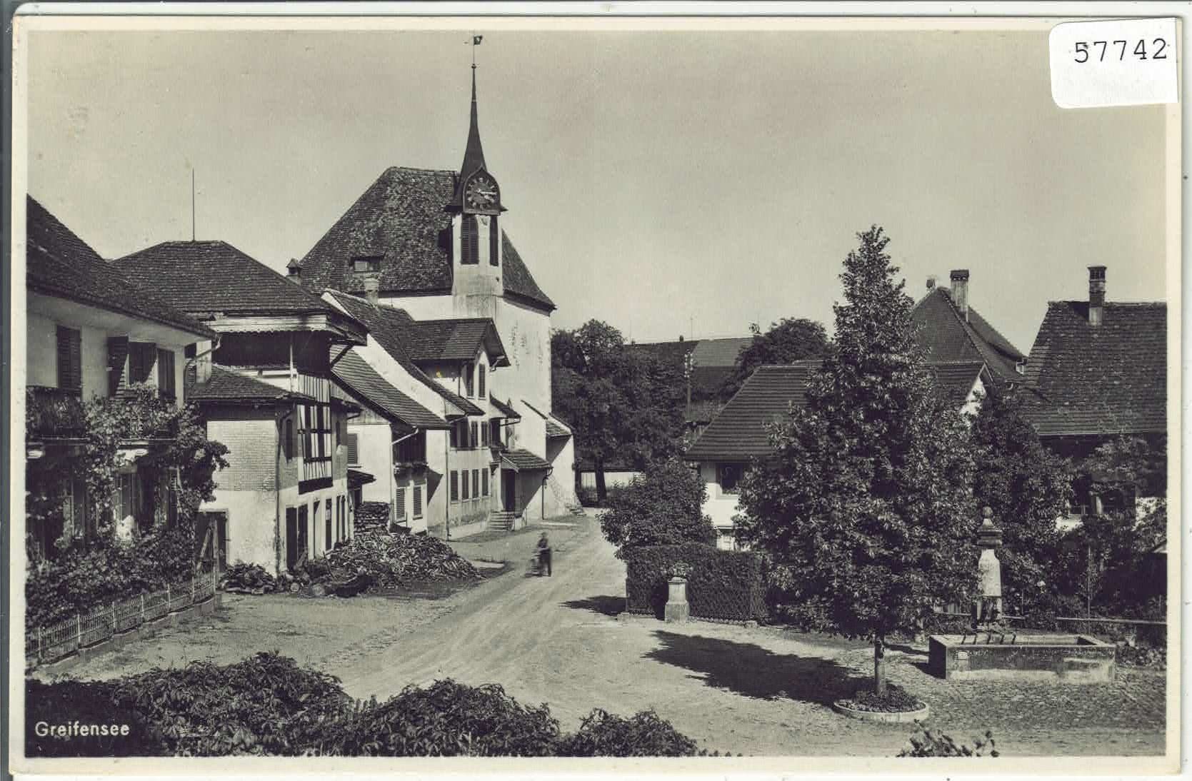 Cartoline postali: Greifensee - Dorfpartie – Usato da Ettingen venduto da Kartenplanet