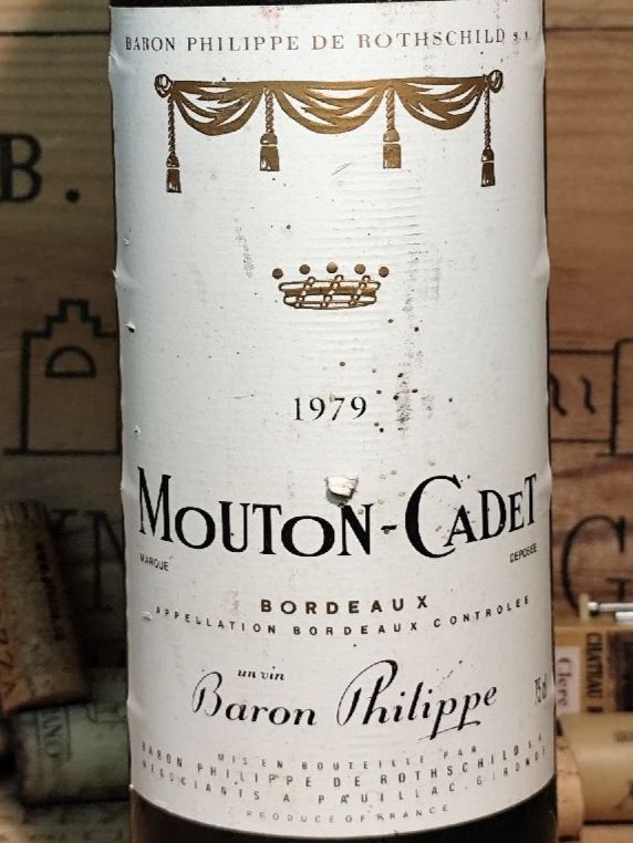 Mouton Rothschild Wein: 1979 Bordeaux Mouton Cadet Baron Philippe – Neu (gemäss Beschreibung) aus Büsserach von Vintage-vins