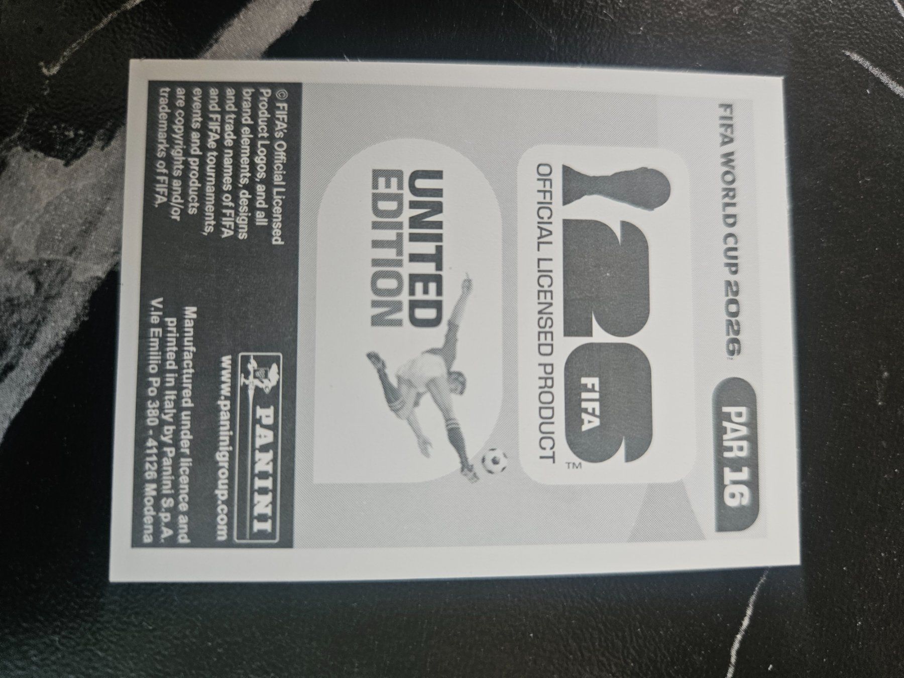 Panini Carte collezionabili: PAR 16 – Usato da Würenlingen venduto da Dinli 1