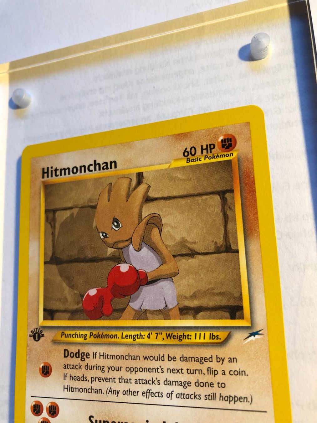 Carte collezionabili: Hitmonchan 1st Neo Destiny - MINT - ab 1.- – Usato da Giubiasco venduto da dan_pr8b 3