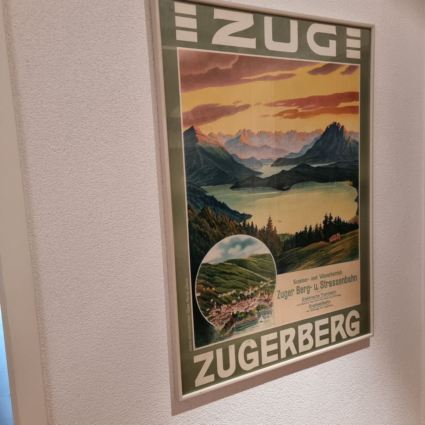 Poster & Bilder: Plakat Zugerberg – Gebraucht aus Cham von ErnstKuhn