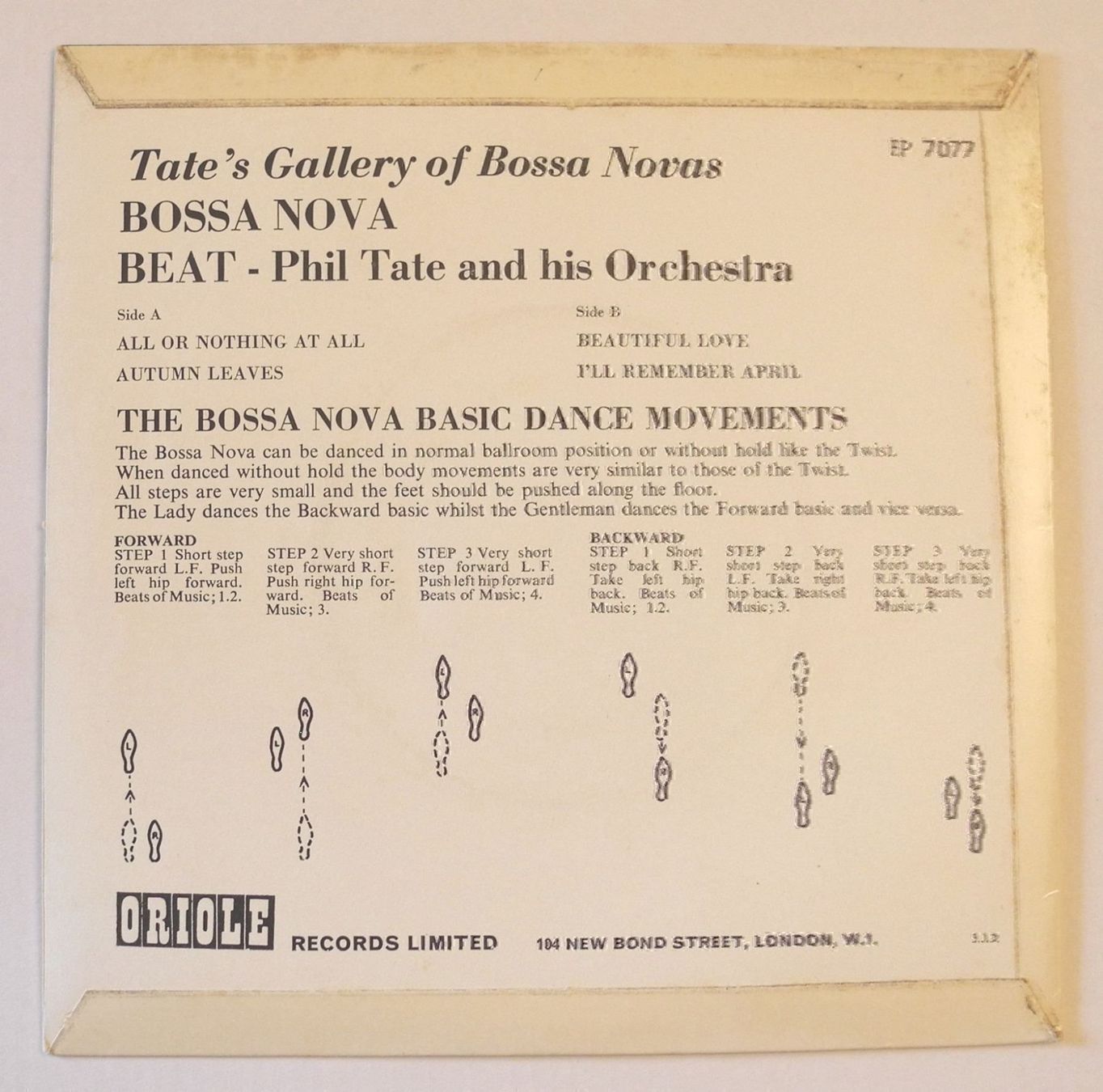 Dischi in vinile: PHIL TATE  Bossa Nova Beat 1963 – Nuovo (secondo la descrizione) da Schlossrued venduto da RareMusicWorld 3