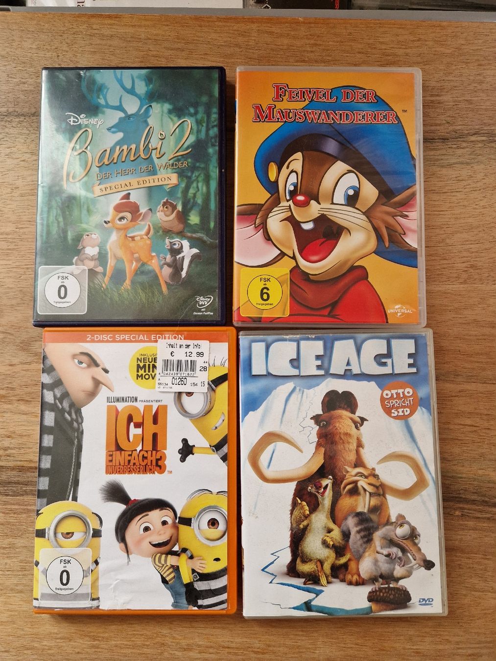 Tutti i DVDs: Kinder DVds – Usato da Nesslau venduto da DerSchreinerMeister